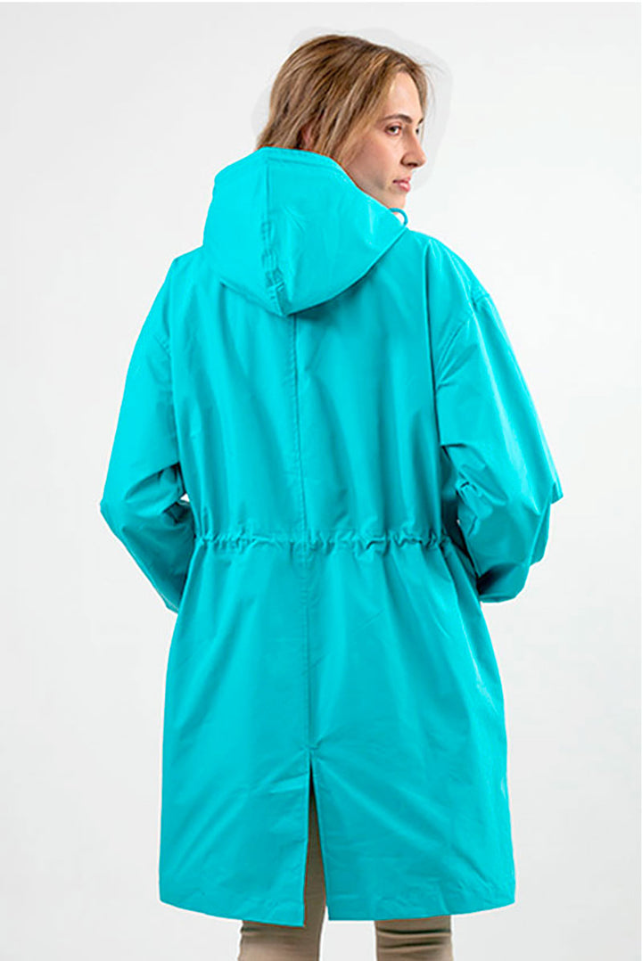 ELECTRIC CYAN WINDBREAKER