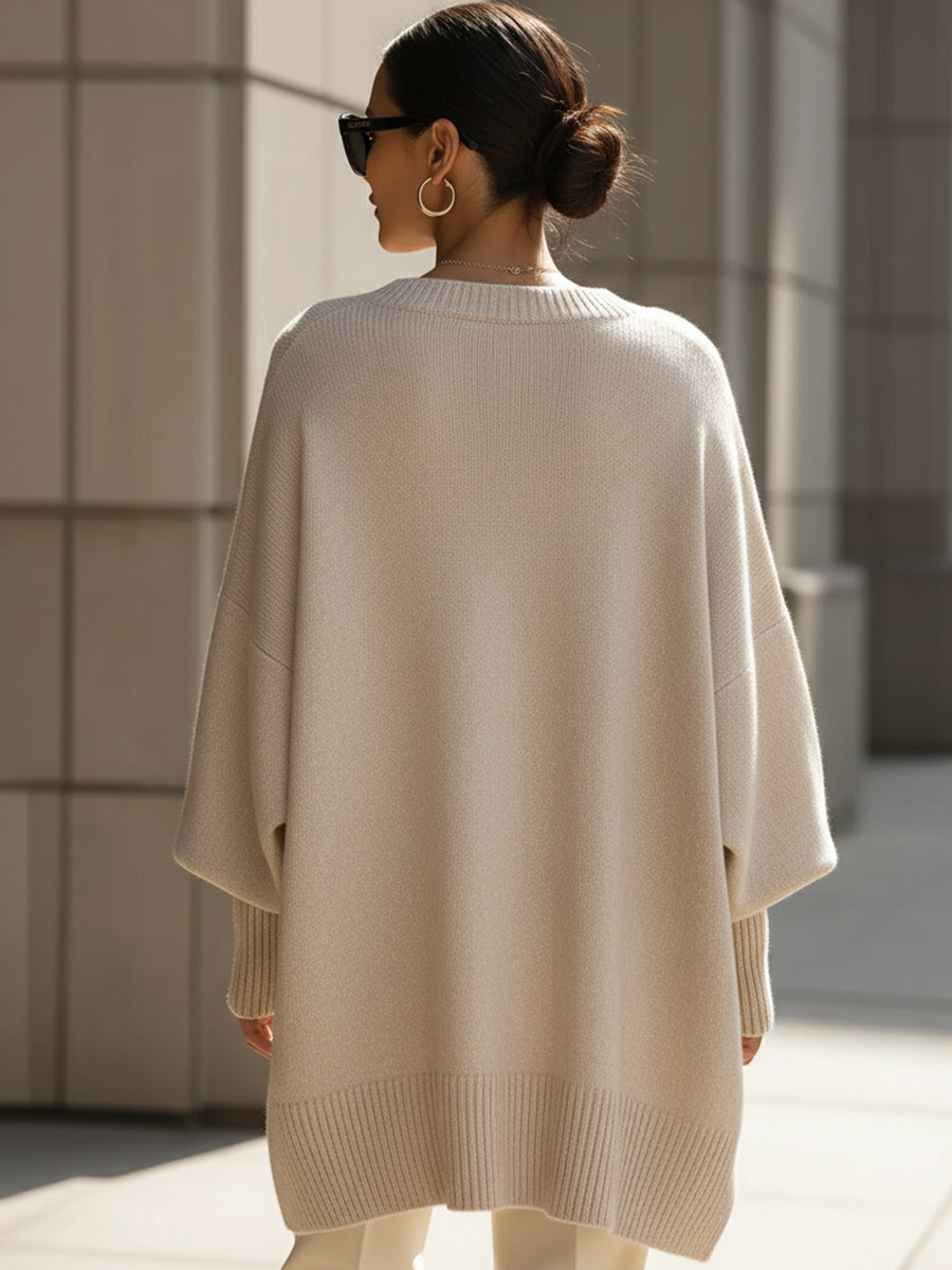 Wanwen | Sophisticated Mixed Wool Sweater