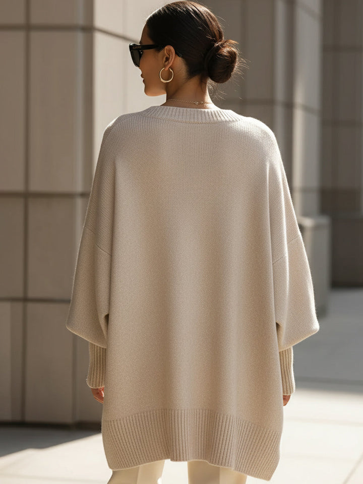 Wanwen | Sophisticated Mixed Wool Sweater