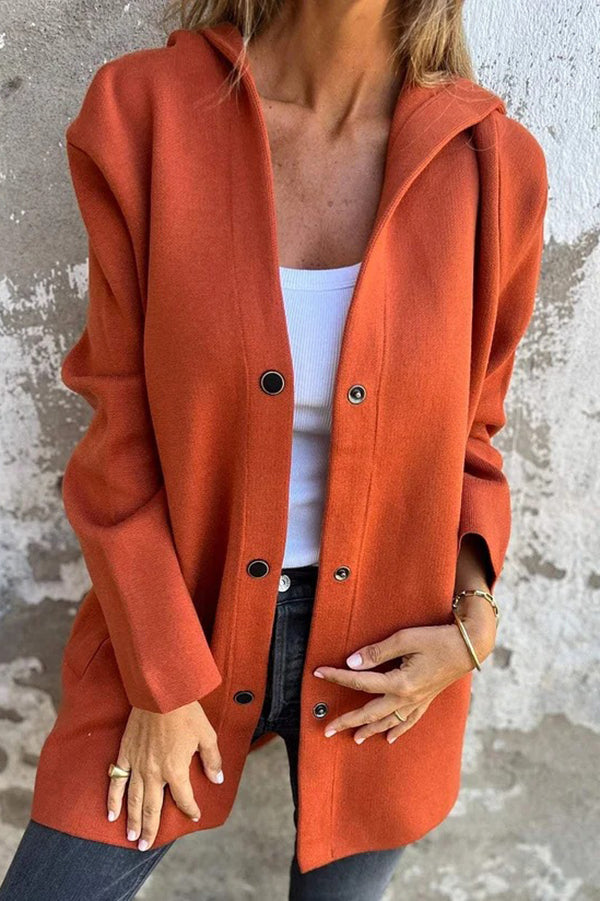 Lidia | Soft Knit Hooded Jacket