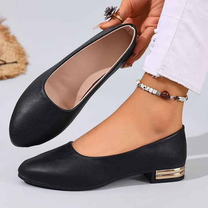 Kenzie – Comfortable Flat Leather Shoes