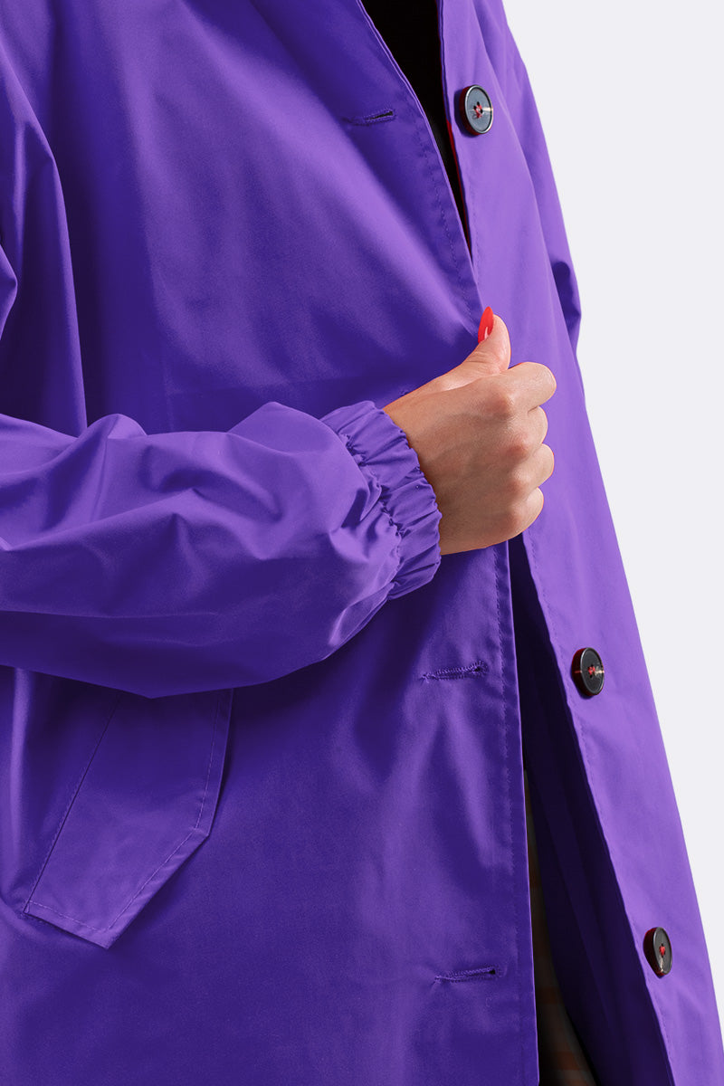 GINGHAM ULTRAVIOLET WINDBREAKER