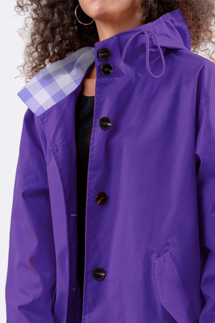 GINGHAM ULTRAVIOLET WINDBREAKER