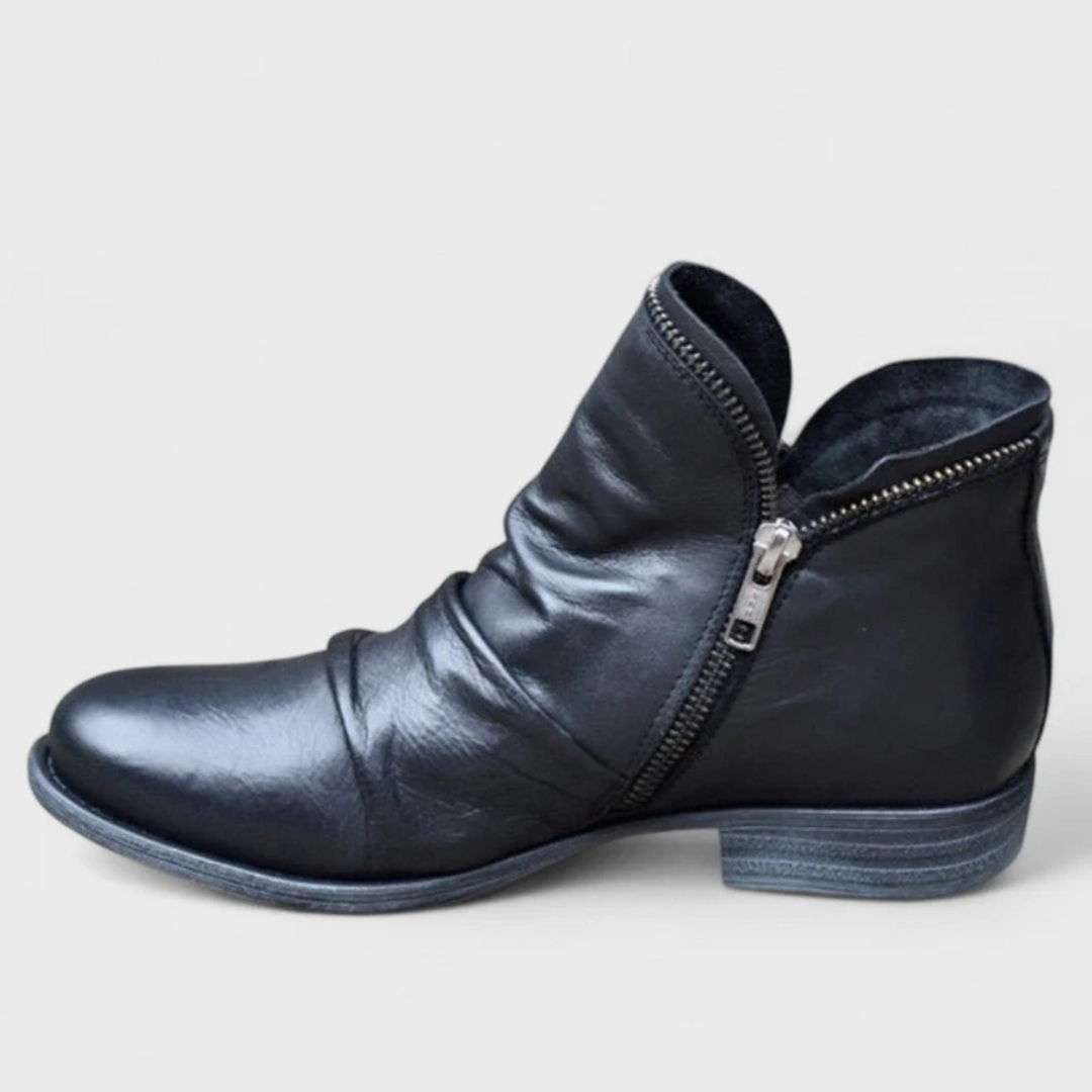 Keisha Orthopedic Ankle Boots | Black