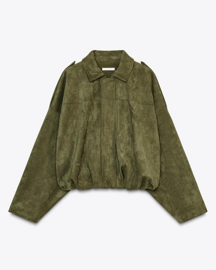 Noraly™ | Suede Bomber Jacket