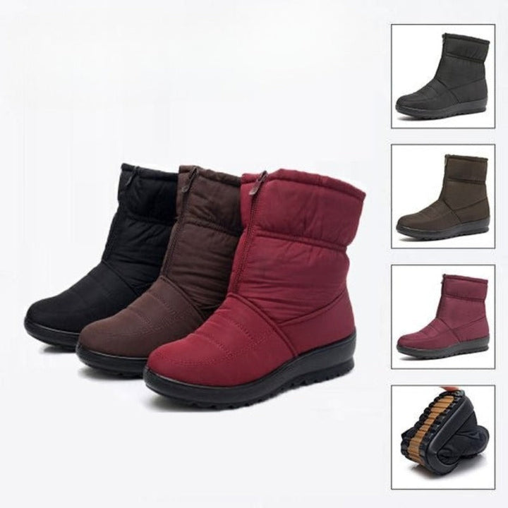 Afonia – Water-Resistant Snow Boots with Zipper