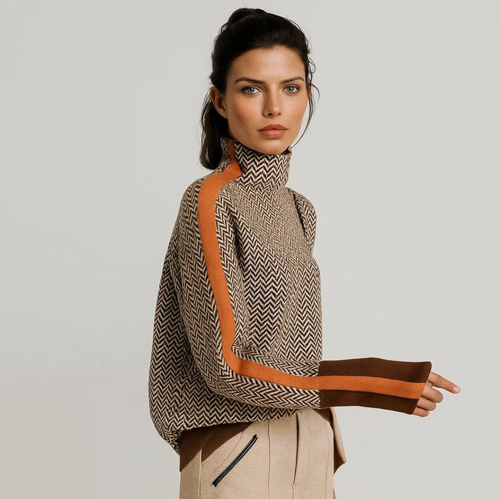Martina | Sweater with High Collar