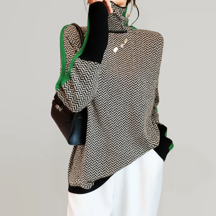 Martina | Sweater with High Collar