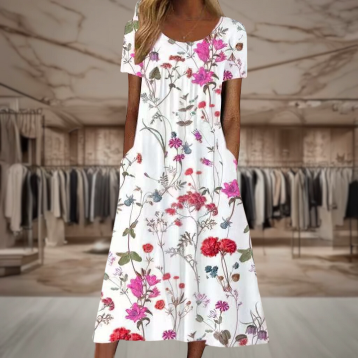 Amara | Elegant Floral Dress