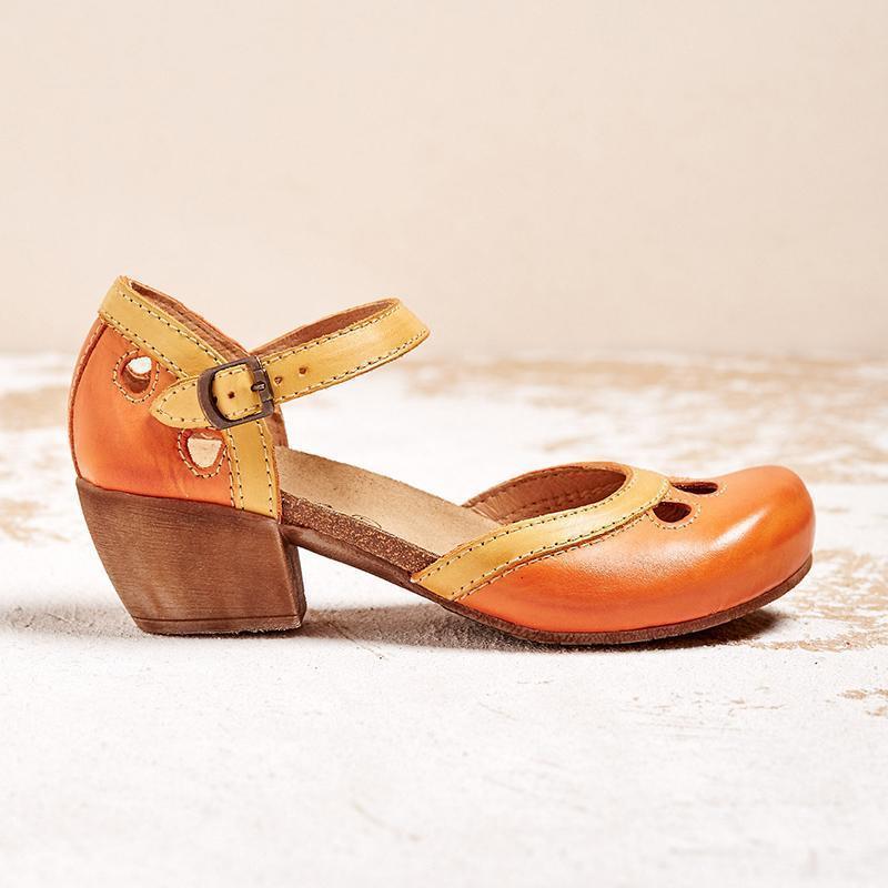 Charlotte | Women's Orthopedic Low Heel Flat Sandals