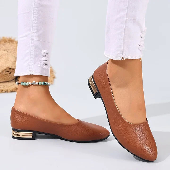 Kenzie – Comfortable Flat Leather Shoes