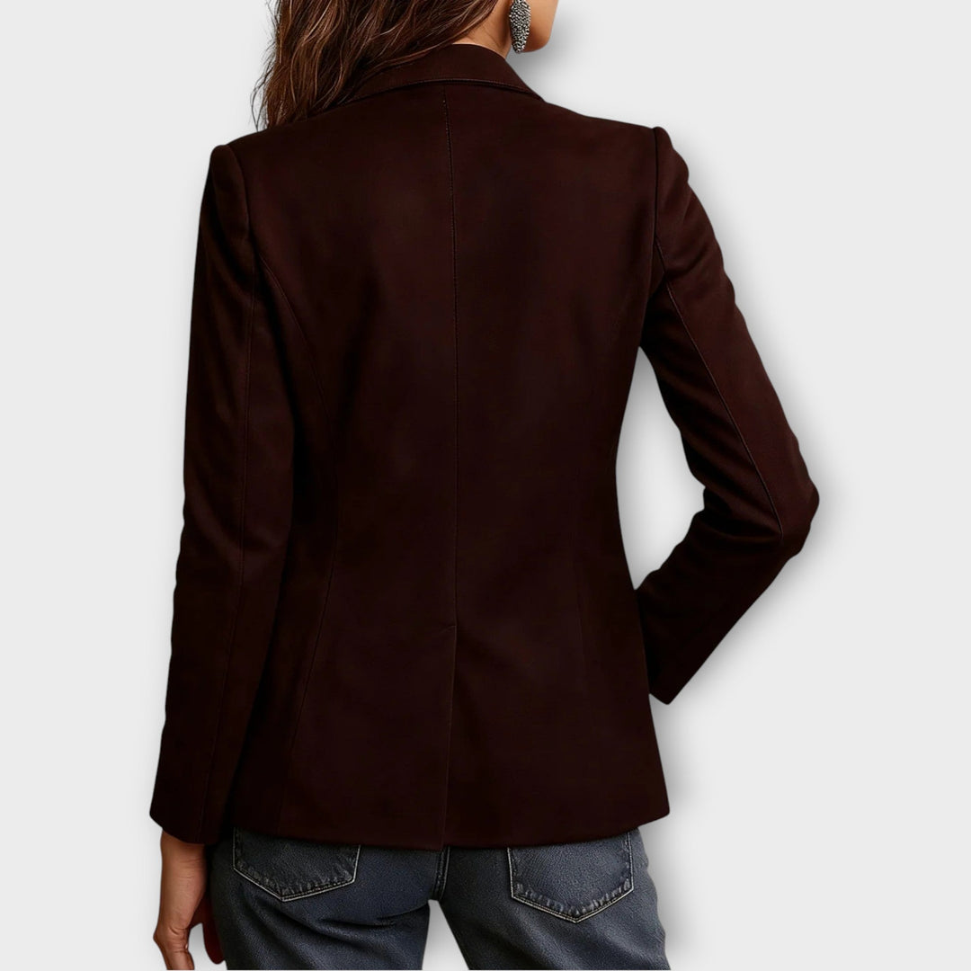 Vintage Blazer in Brown Suede