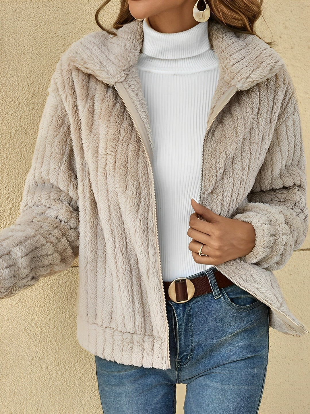 Angela | Women's Zip-Up Relaxed Fit Jacket
