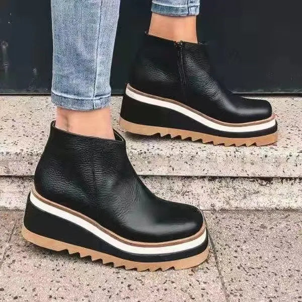 Carly - Orthopedic Leather Boots