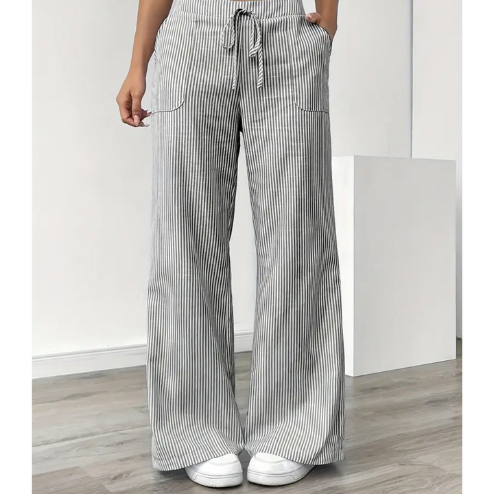 Amber™ | Striped Pant With Pockets