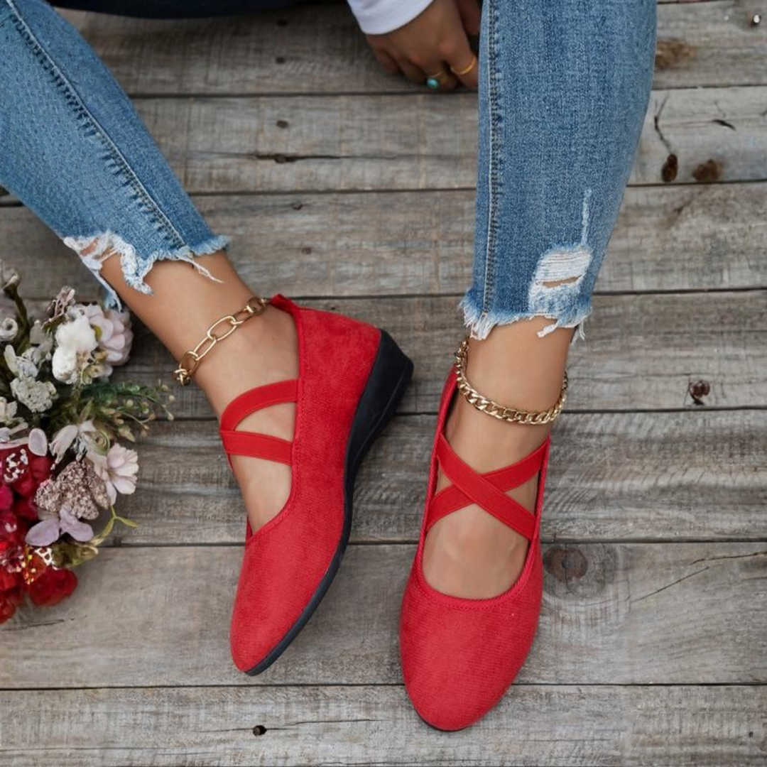 Coralie Wedge Flats