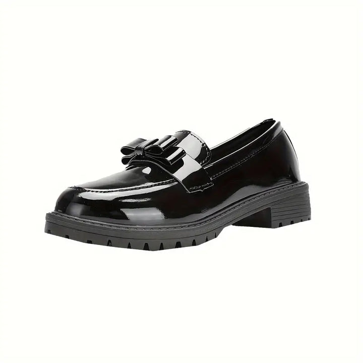 Amara | Women's Loafers – Chunky Platform Leather Shoes Slip-On Casual