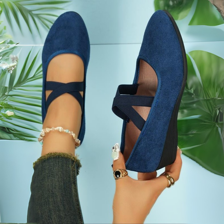 Coralie Wedge Flats