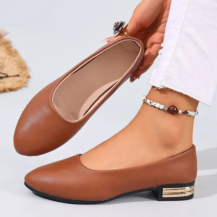 Kenzie – Comfortable Flat Leather Shoes