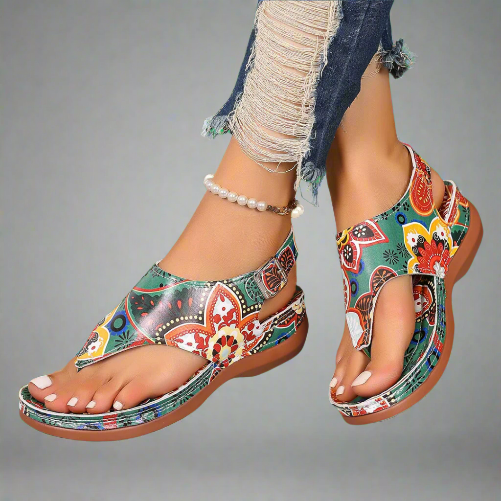 Regine | Artisan Crafted Wedge Sandals in Premium Quality Materials