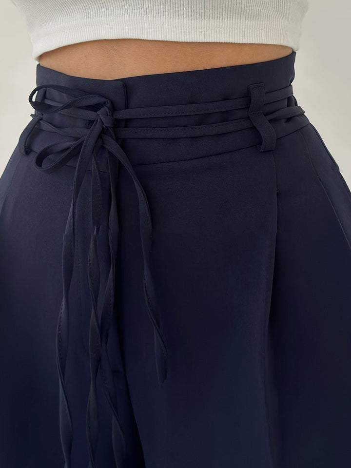 CELEST - WIDE LEG HIGH-RISE PANTS