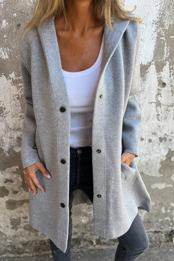Lidia | Soft Knit Hooded Jacket