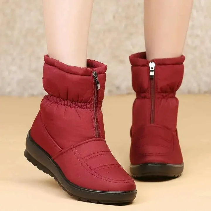 Afonia – Water-Resistant Snow Boots with Zipper