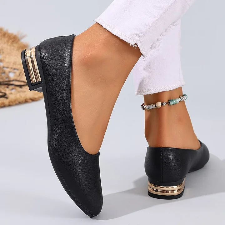 Kenzie – Comfortable Flat Leather Shoes