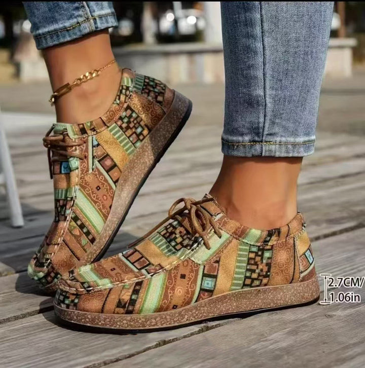 ADELINE – VIVID PATCHWORK COMFORT SNEAKERS