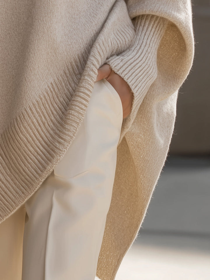Wanwen | Sophisticated Mixed Wool Sweater