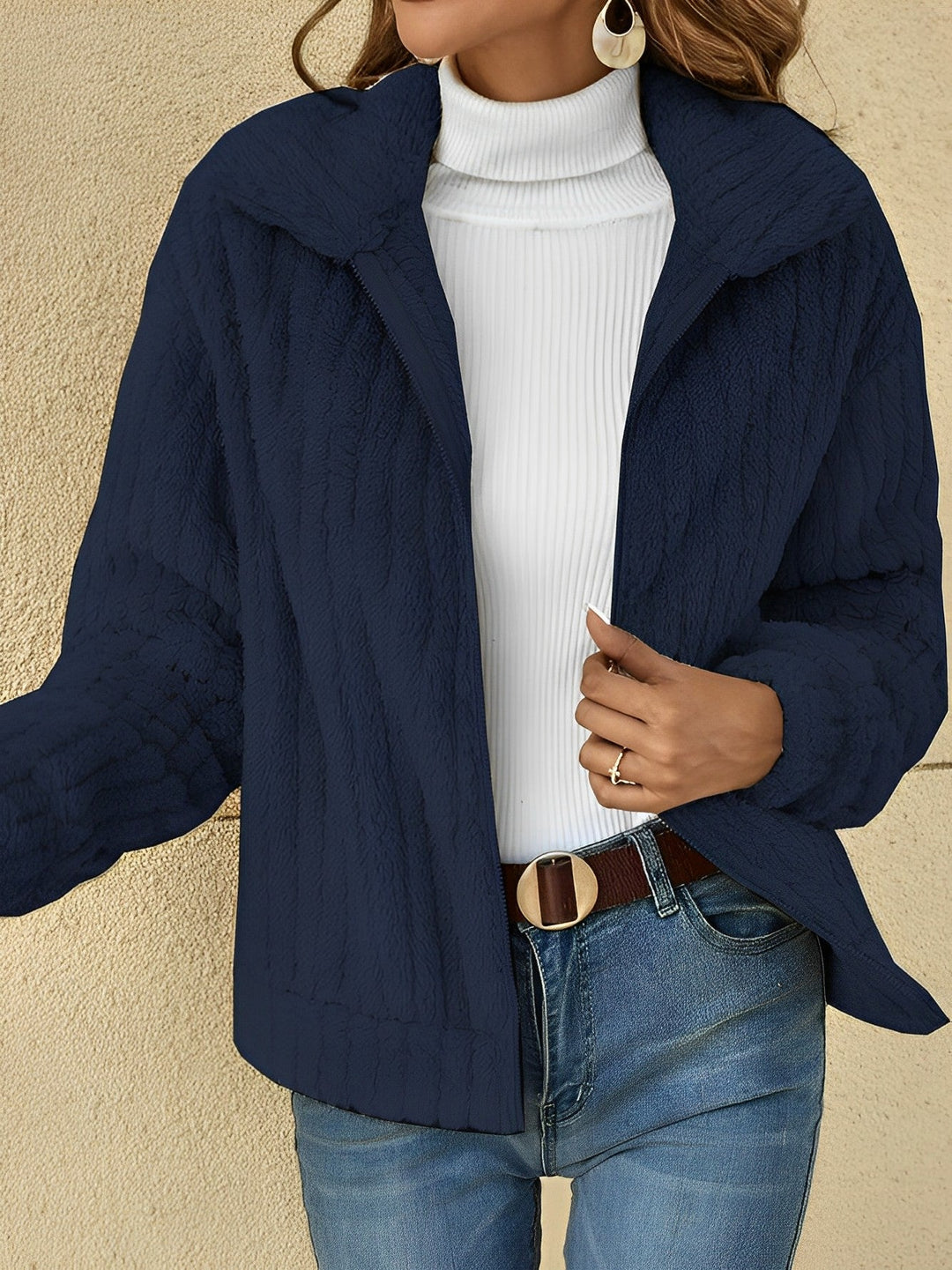 Angela | Women's Zip-Up Relaxed Fit Jacket