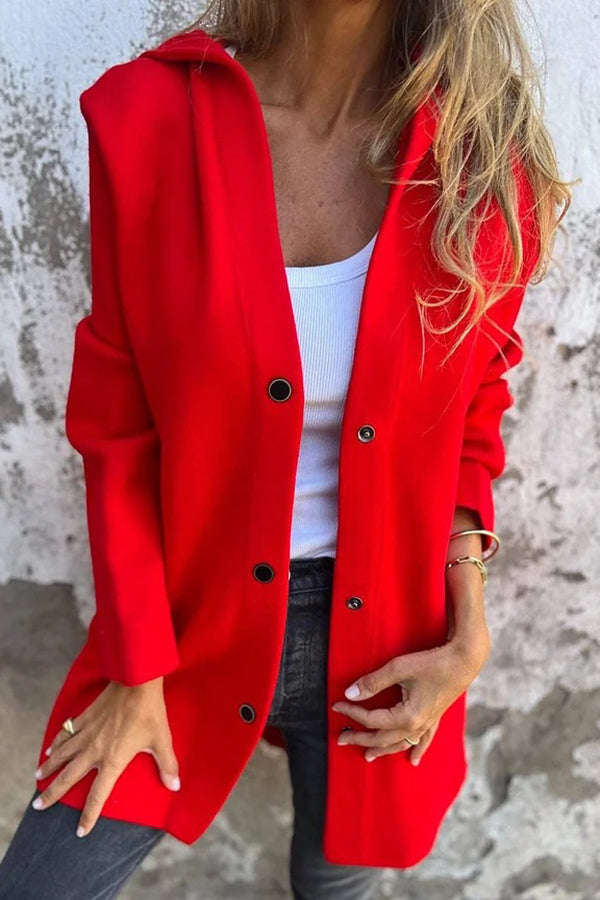 Lidia | Soft Knit Hooded Jacket