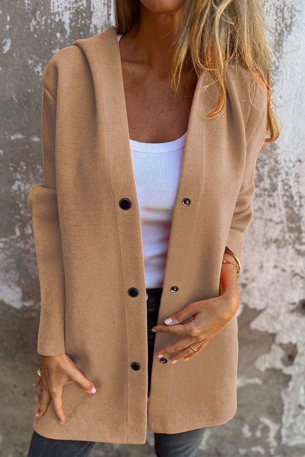 Lidia | Soft Knit Hooded Jacket