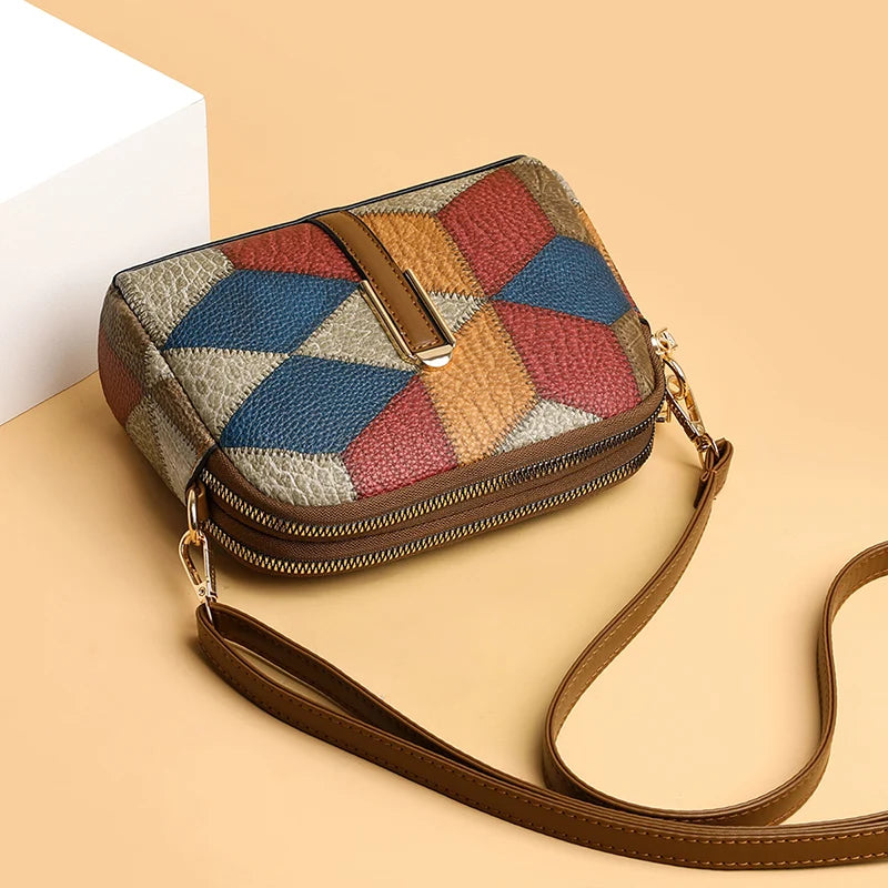 Amelia | Women’s Geometric Pattern Crossbody Bag