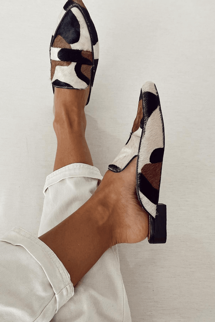 Abstract Pattern Loafers | Stylish Women's Footwear