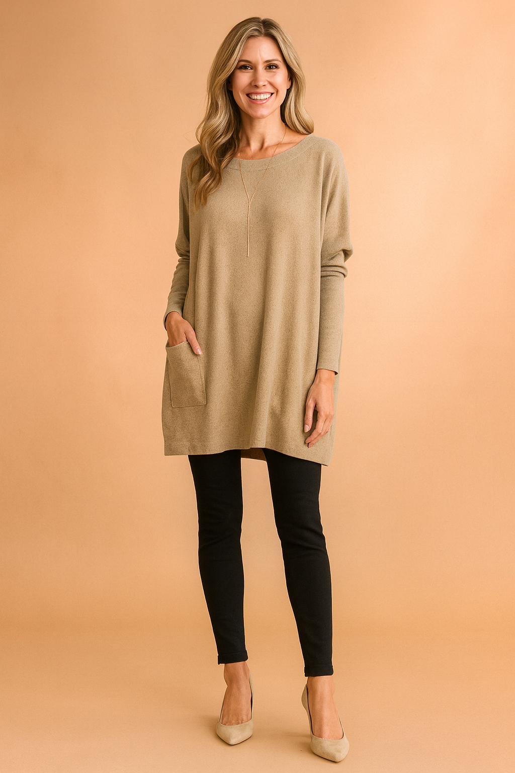 Adele | Oversized Pocket Sweater for Everyday Use