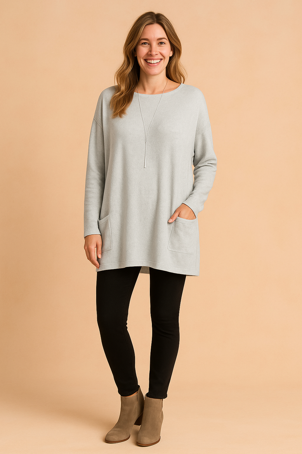 Adele | Oversized Pocket Sweater for Everyday Use