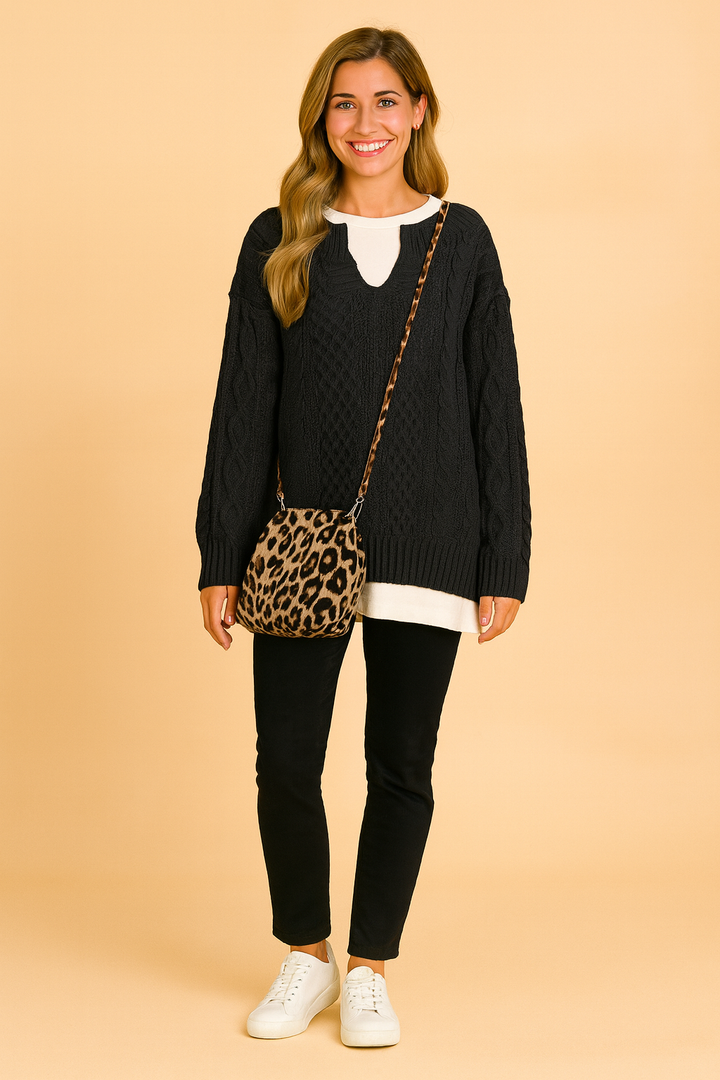 Alivia | Elegant Stitching Sweater