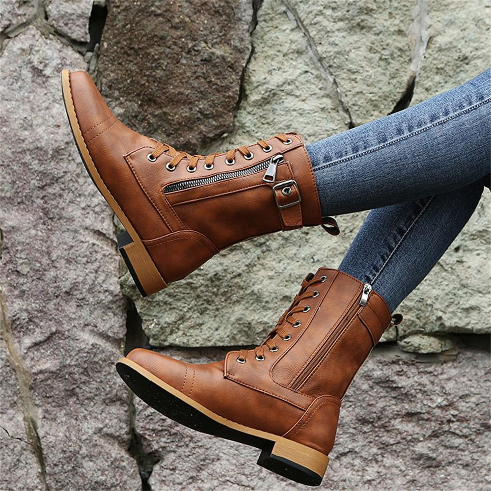 Dana™ | Toe Side Zipper Orthopedic Boots