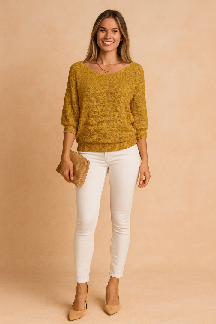 Blanka | Boat Neck Sweater
