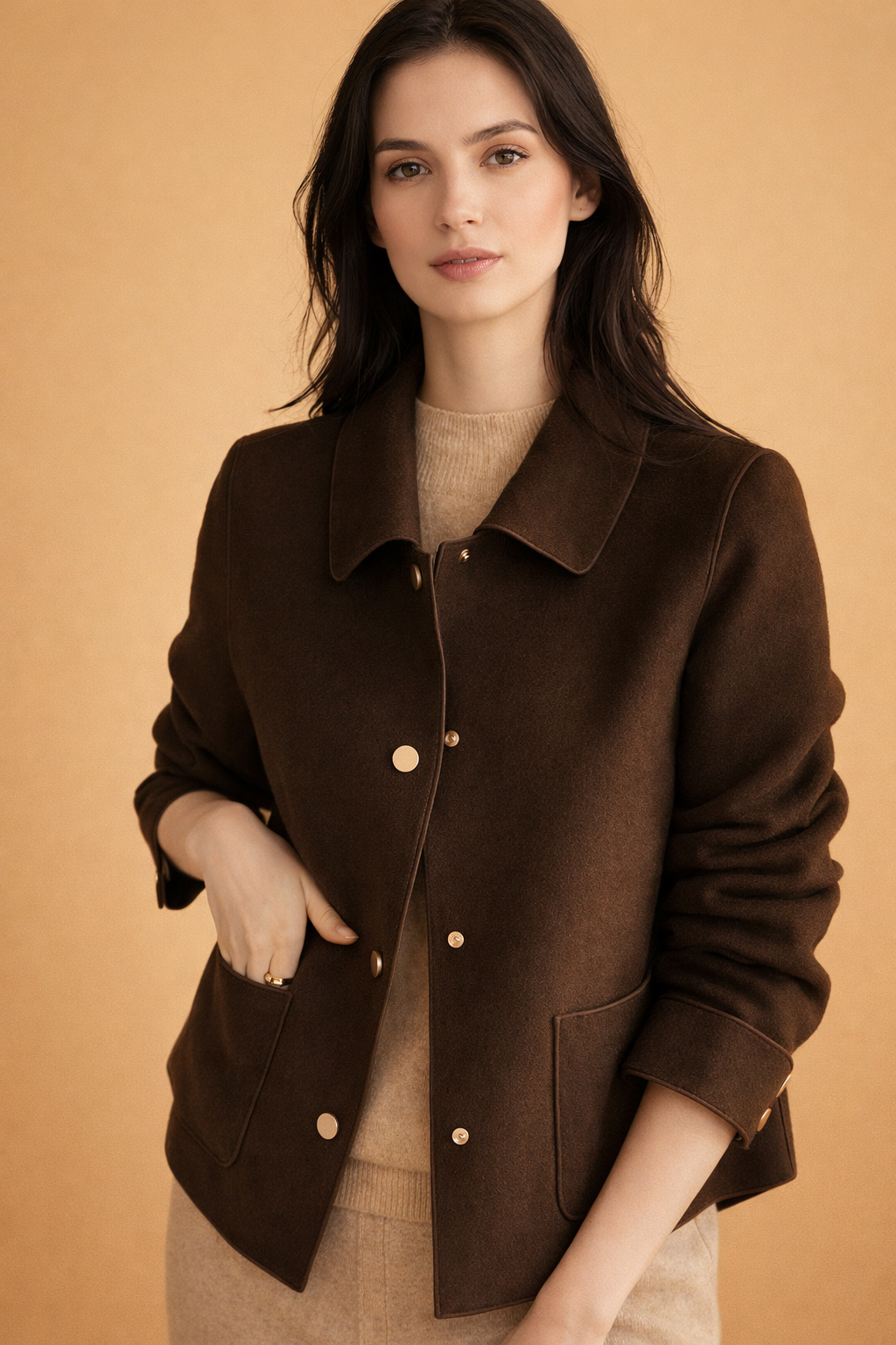 Dorisaz | Classic Women's Jacket with Elegant Fastening