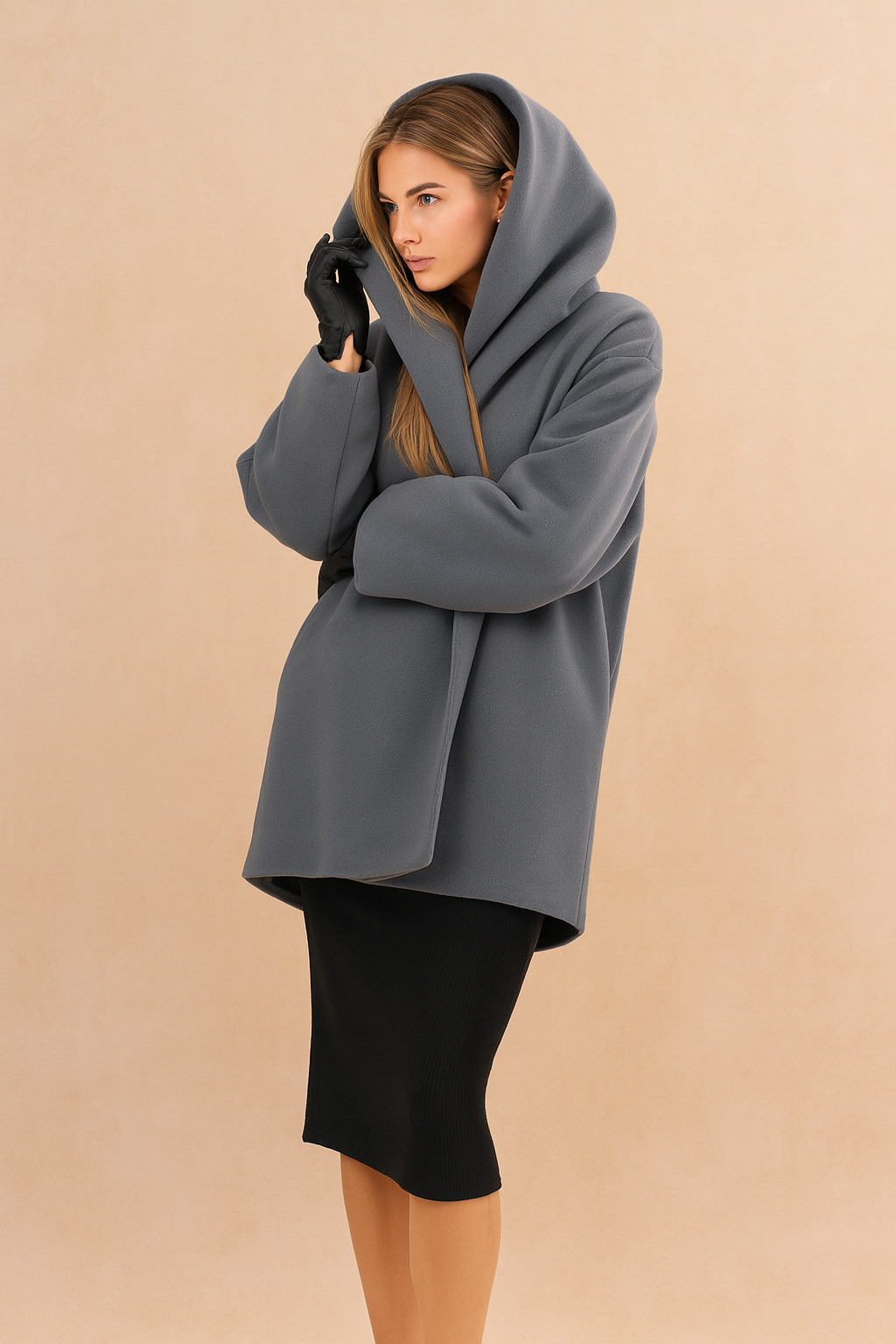 Harper | Relaxed Open-Front Modern City Jacket