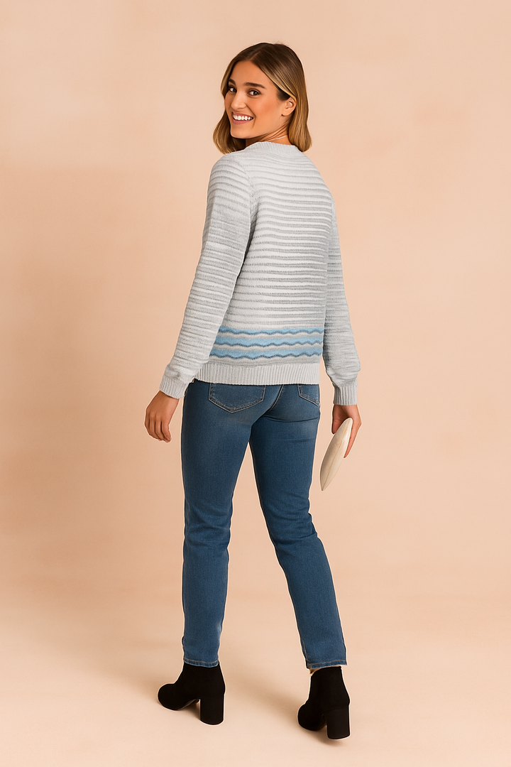 Elise | Subtle Stripes Sweater