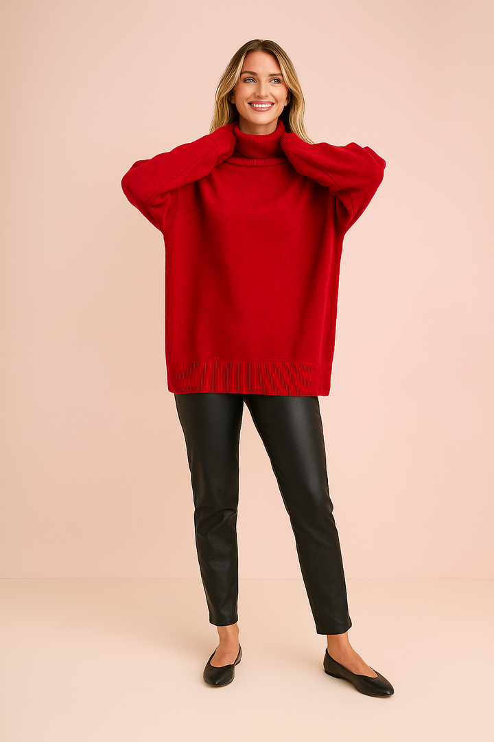 Eliza | Classic turtleneck sweater in a loose fit