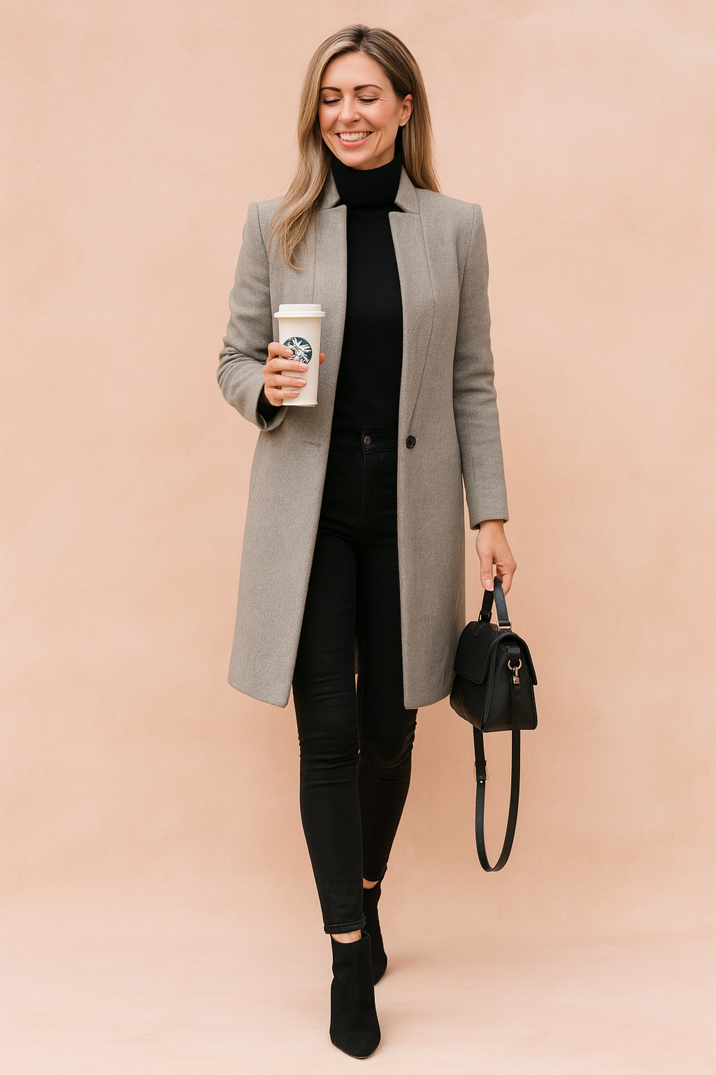 Eliza | Elegant coat with a straight cut