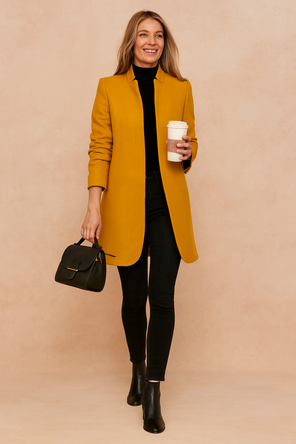 Eliza | Elegant coat with a straight cut