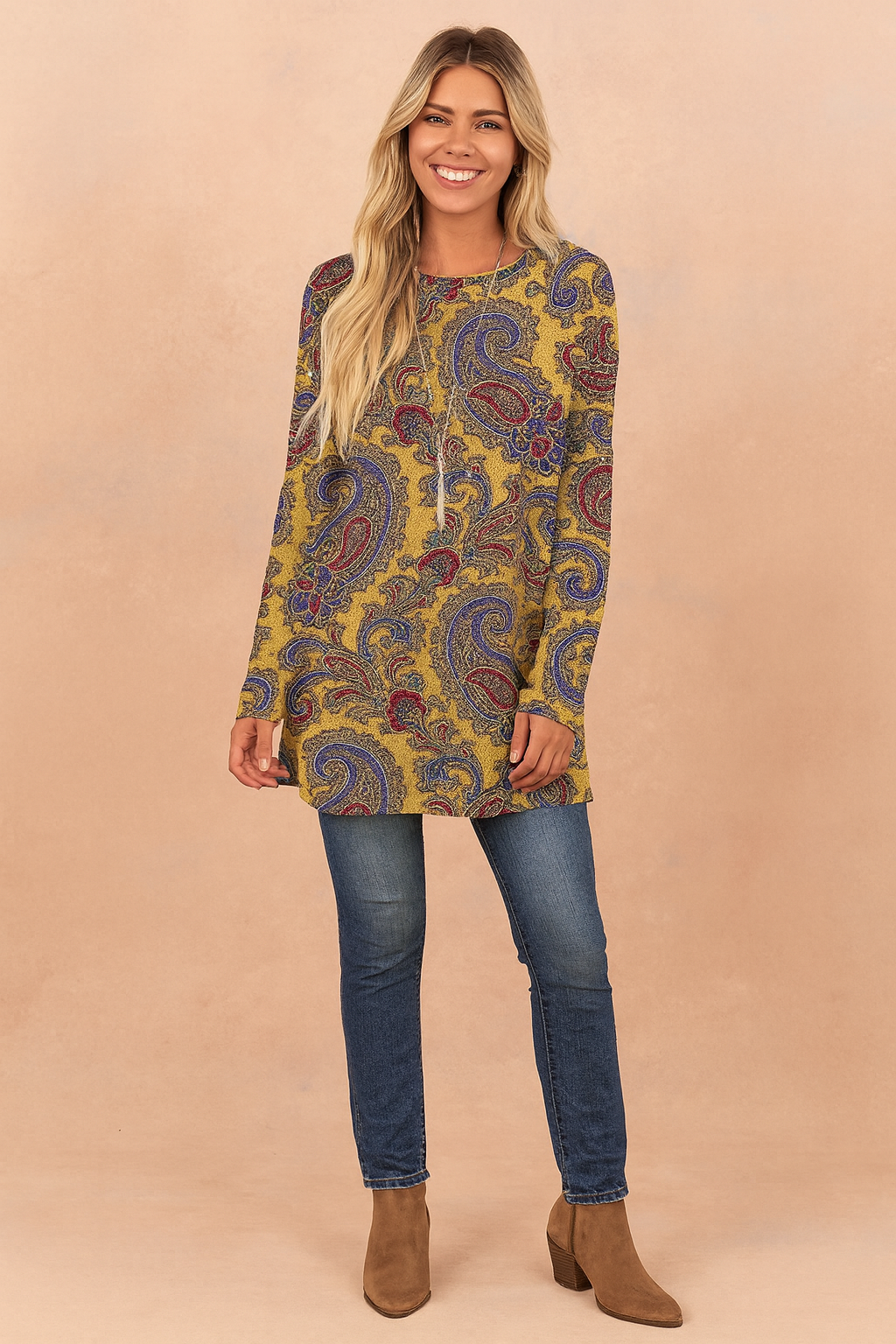 Eliza | Paisley Print Sweater