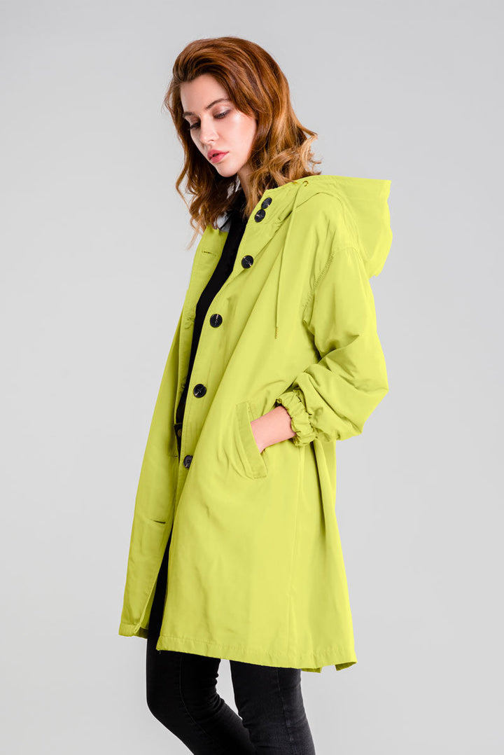 SUNLIT YELLOW WINDBREAKER