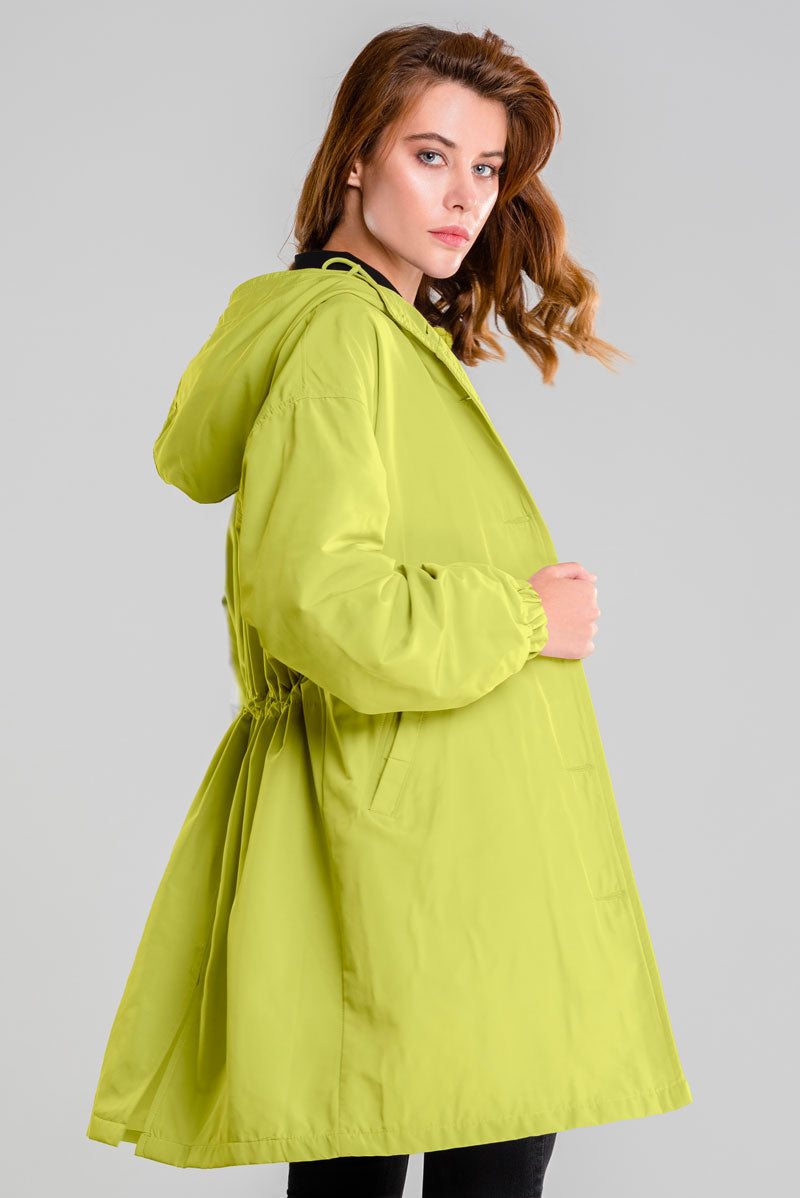 SUNLIT YELLOW WINDBREAKER