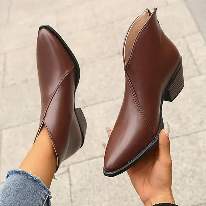 Evelyn Ankle Boots with Platform Heel | Women's Footwear